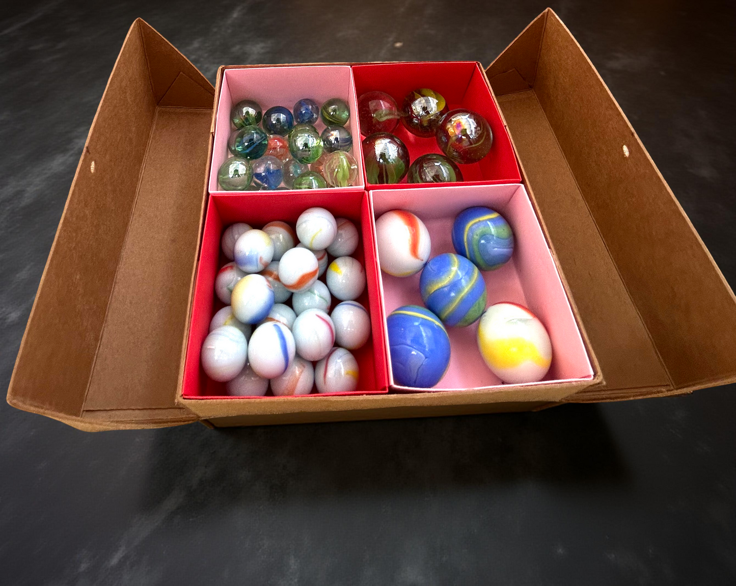 MARBLES COLLECTIBLES- Premium Glass Marbles Collection Set