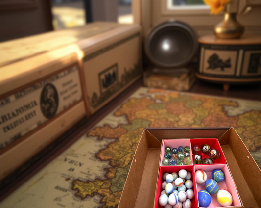 MARBLES COLLECTIBLES- Premium Glass Marbles Collection Set