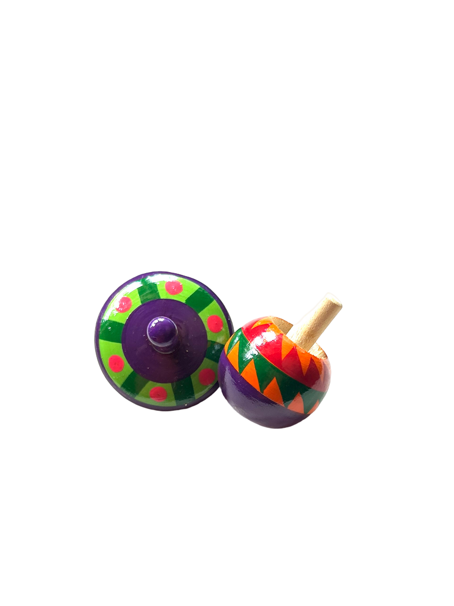 GHOOMTE REHJAAOGE Handcrafted Spin Top Pair