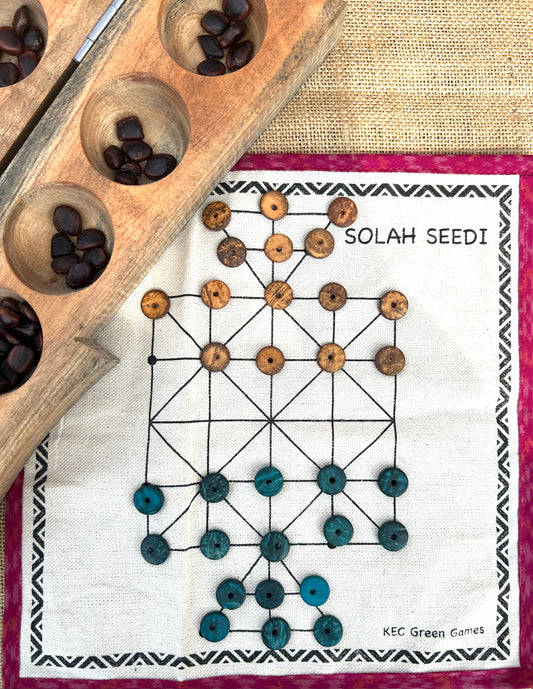 SOLAH SEEDI Traditional Indian Sixteen Soldiers Strategy Game