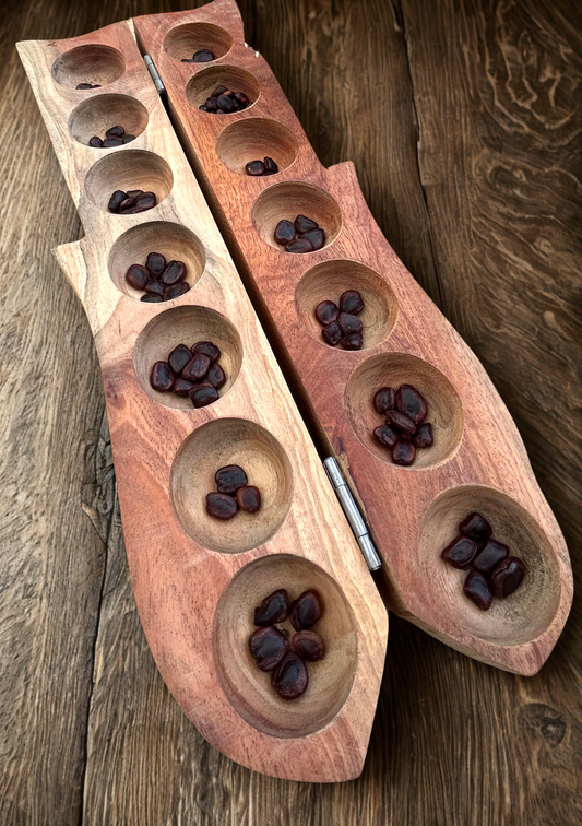 PALLANGUZI Mancala Game - Traditional Indian Strategy Board Game