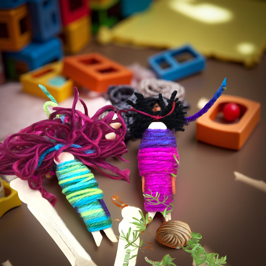 WORRY DOLLS DIY Kit - Handmade Guatemalan Stress Relief Craft