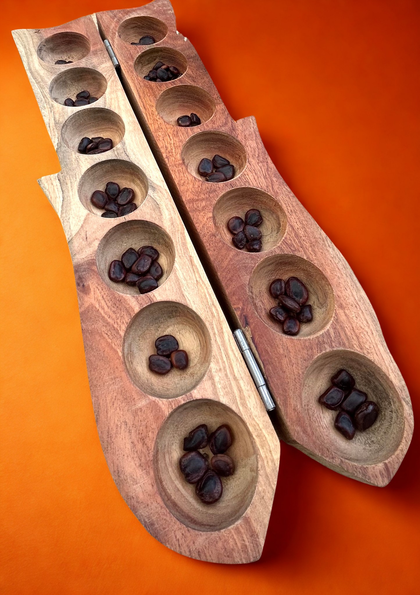 PALLANGUZI Mancala Game - Traditional Indian Strategy Board Game