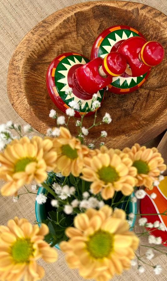 GHOOMIYO Traditional Pull string Spinning Toy Game