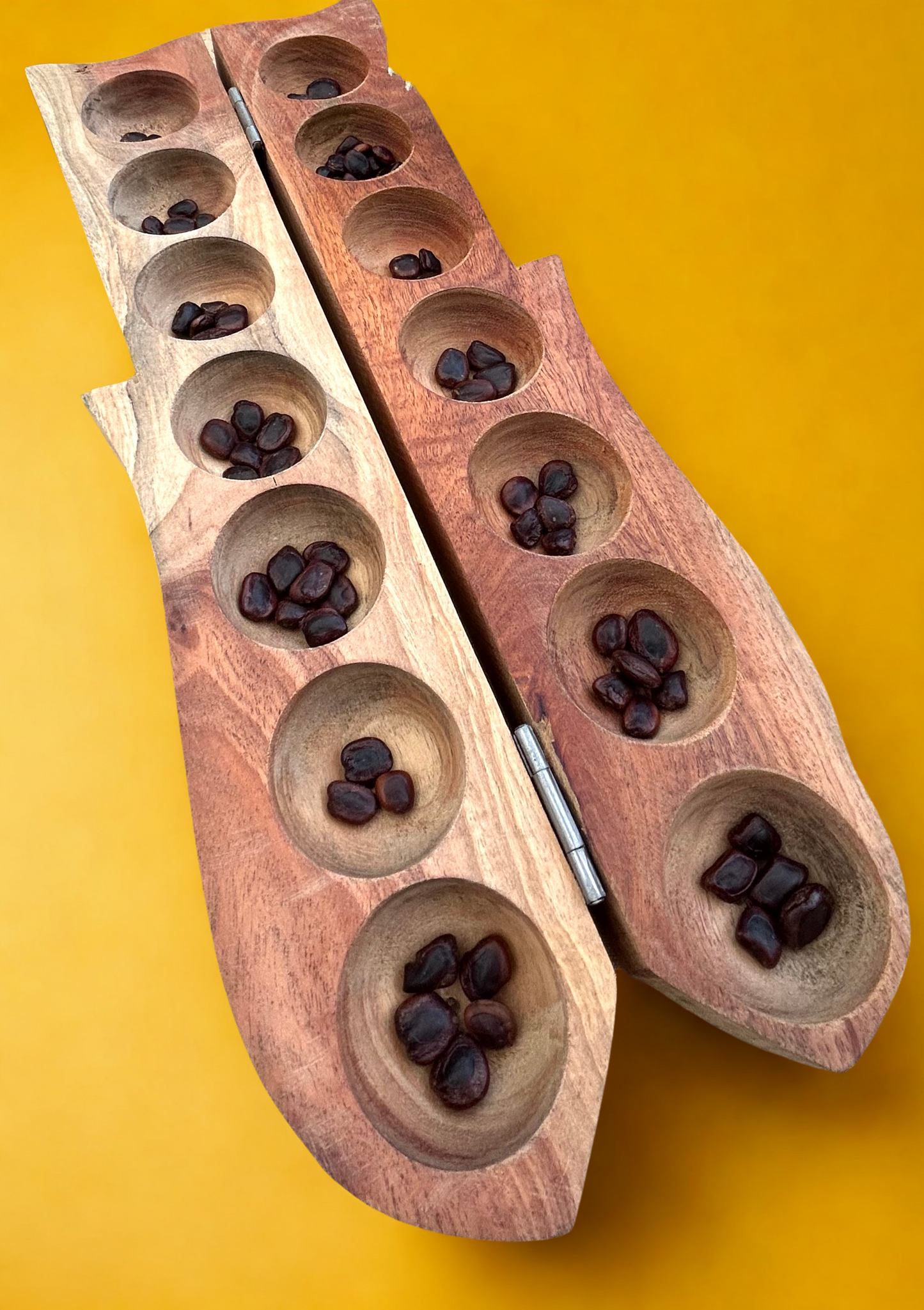 PALLANGUZI Mancala Game - Traditional Indian Strategy Board Game